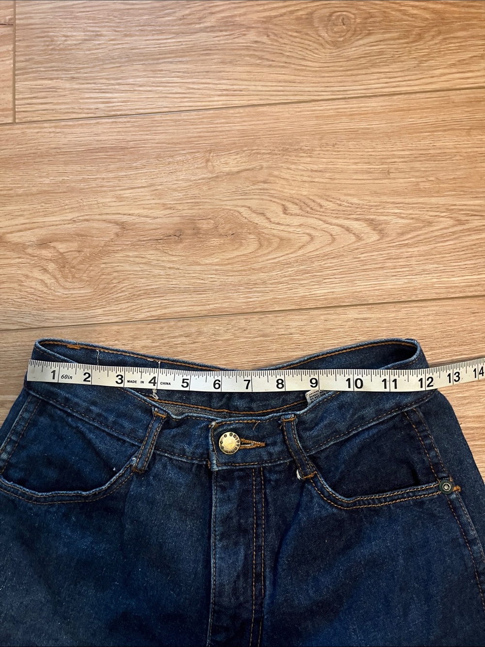 Vintage 70s Brittania high waist wide leg jeans - Picture 9 of 15